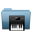 Blue Folder Music Alt Icon 32x32 png